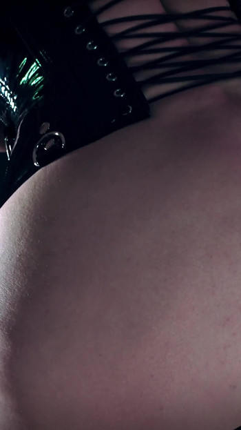 Powerful moment from "JOI jerk off instructions CEI cum eating instructor - Hot crazy MILF horror porn Evil Arya Grander"