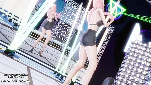 MMD TWICE - I CAN'T STOP ME Seraphine Kpop Dance League of Legends Hentai Uncensored 4K 60FPS