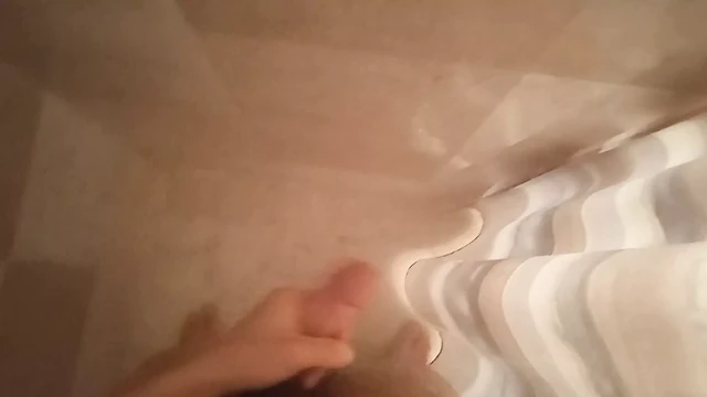Sam Anslo jacking off in the shower