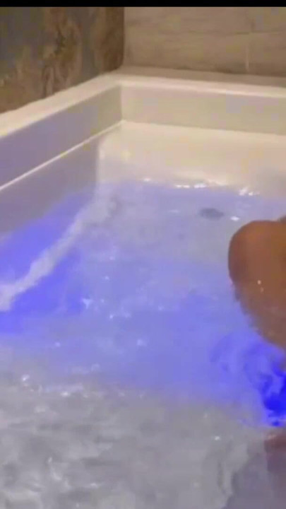 Lesbian moans and pleasure in the pool fingers sliding inside wet bikini | Clip 1