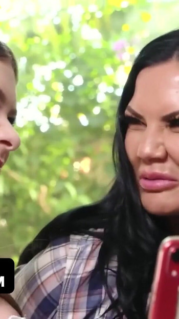 Must-share moment from "When Cute Teen Winter Jade Finds Out That Her Boyfriend Has Been Cheating On Her, She Turns To Her"