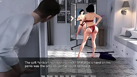 Friends Stepmom Changing Dress 18 Plus Matias Jerking His Cock Watching Her Boobs