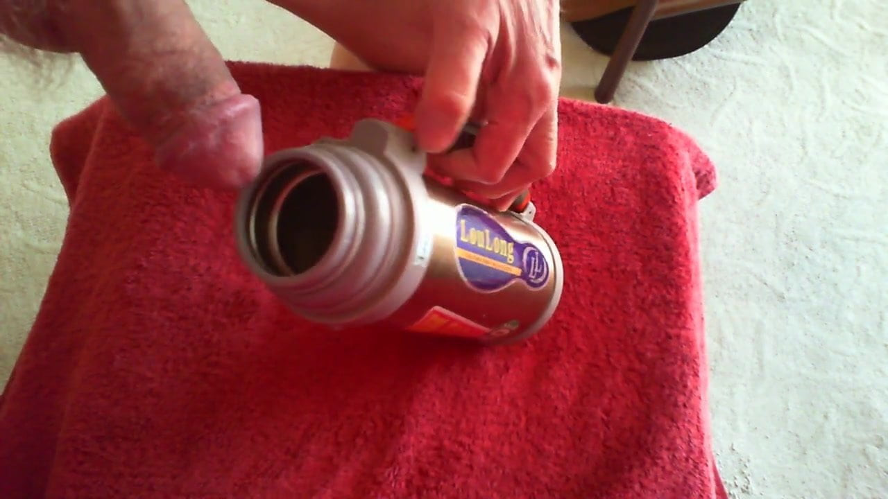 Cuming in flask