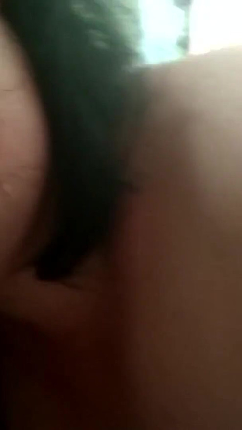 My buddy was jerking off to my big boobs, and I couldn't help myself and sucked him off. | Clip 3