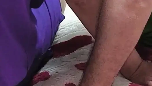 Cuckold Husband See His Wife with BBC Fuck Her Pussy