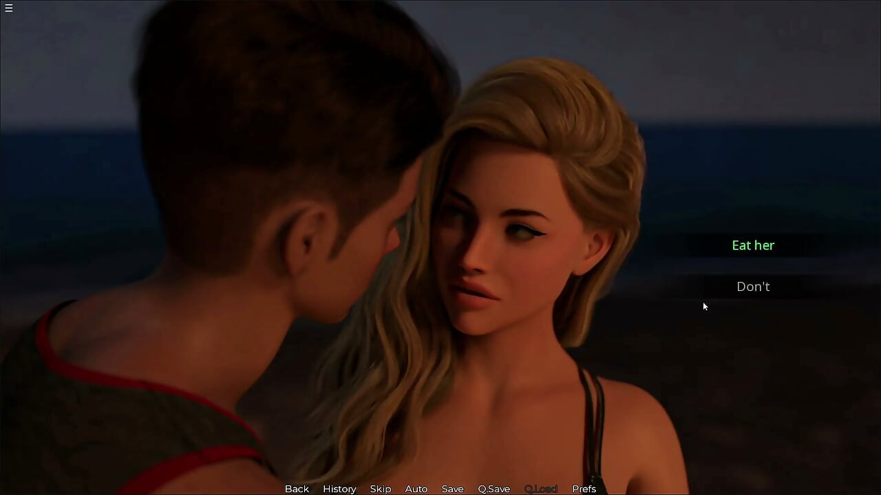 Cheating Girlfriend Having Sex With Billy On The Beach At Night