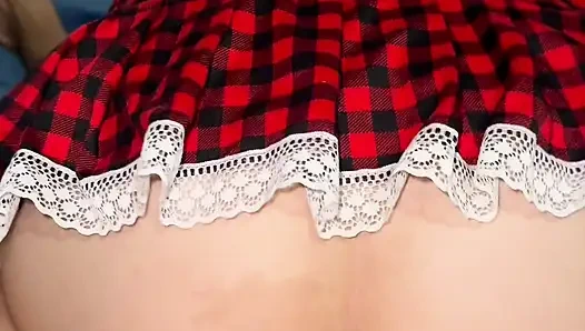 Schoolgirl slut gets fucked by a stranger