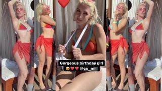 Courtney Miller на день рождения, порномузыкальное видео