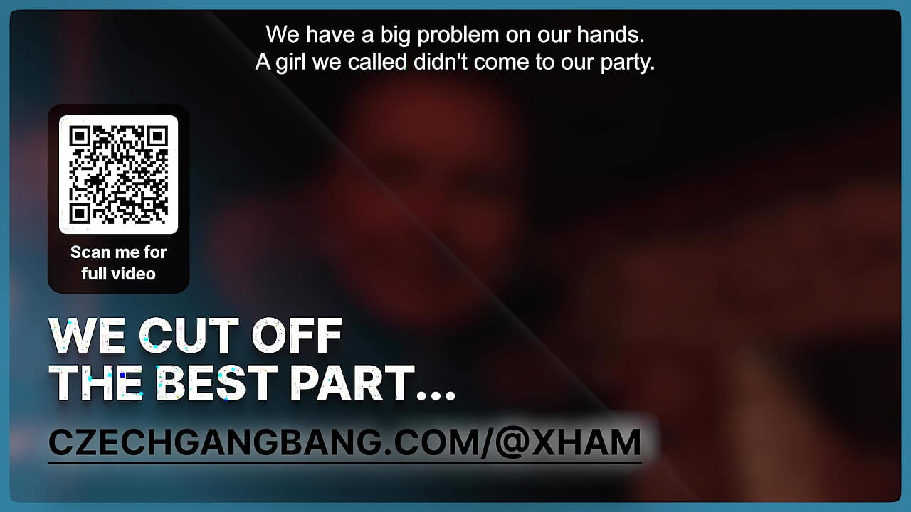 An adventurous woman eagerly joins the gang bang and gets jizzed on