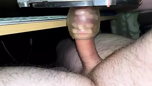 Uncontrollable throbbing to orgasm