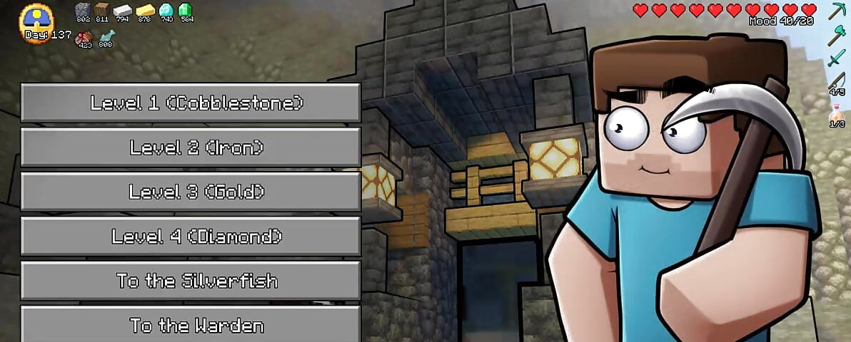 Minecraft Hornycraft Dio 84 Sperma teče vani od Loveskysanhentai