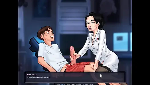 Yaz mevsimi efsanesi: hemşire bana elle muamele çekti.