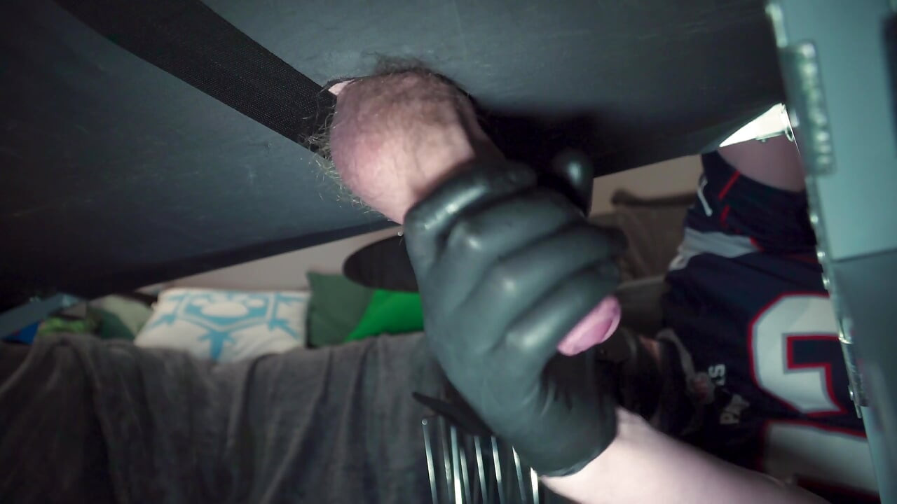 Twink Strapped Face Down Ass Play and Sounding