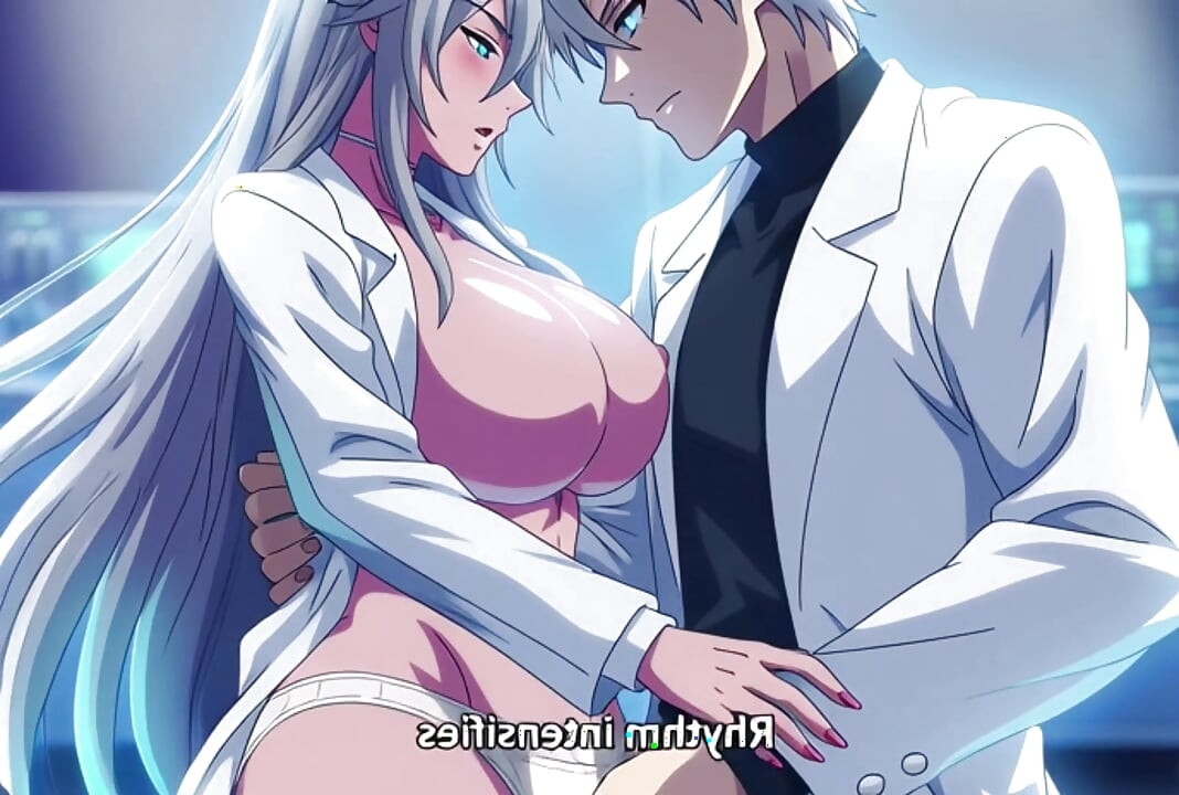 Mad scientist creates perfect futanari clone of himself for sex desire