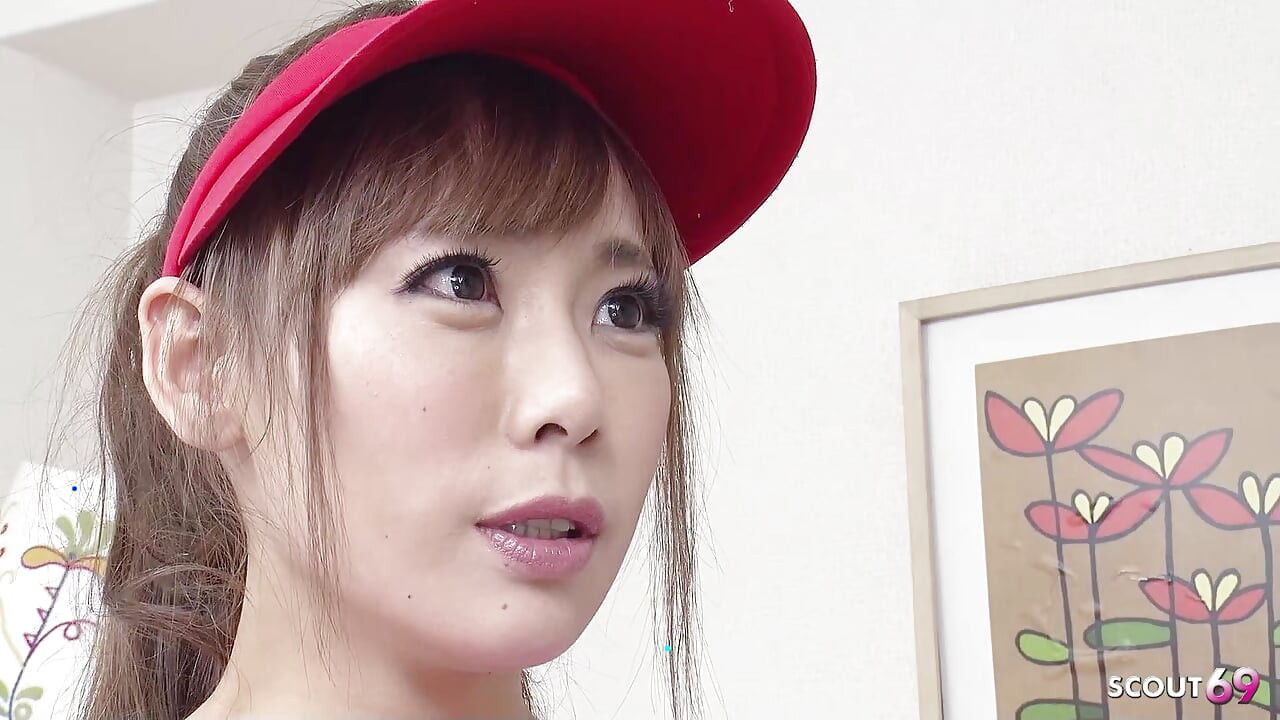 Slim japanese Teen with big natural Tits seduce to Fuck by older Coach at Uncensored JAV after Tennis Lesson