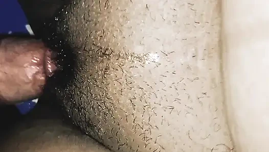 When my friend wasn't at home, I found him alone and him