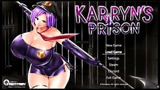 Karryns Gefängnis-Porno, Hentai-Spiel Episode 15 - die Bardame trinkt bei der Arbeit, aber es ist Sperma
