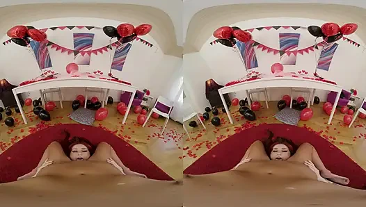 Lesbian Facesitting with Gigi Rouge on Valentine's Day