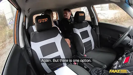 Fake Driving School - Crystal Swift Shows off Her Tits to Get a Licence