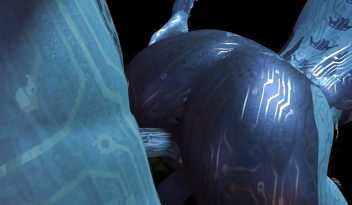 Cortana Is Having Trouble with One of Her Clones - Halo Porn Parody