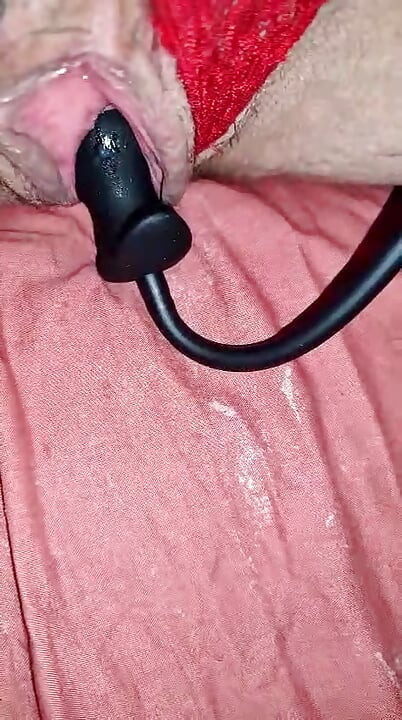 Masturbacja i nadmuchiwana wtyczka