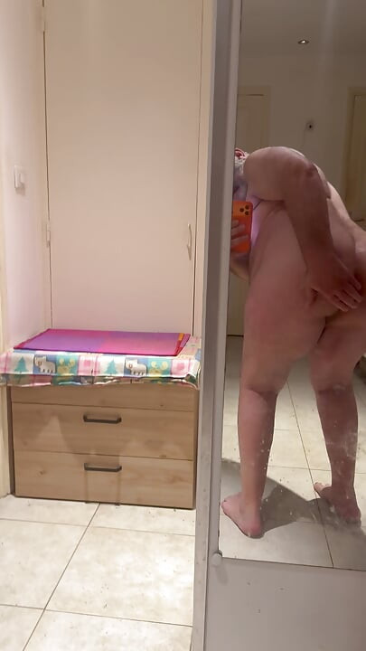Me in front of the mirror