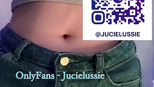 Squirting with dildo and boobs oil show with jucielussie