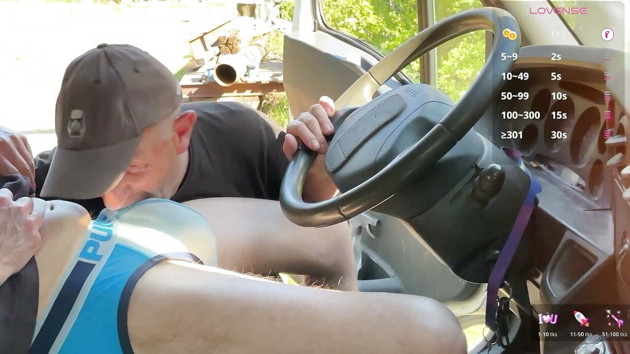 Hot Daytime Truck Encounter
