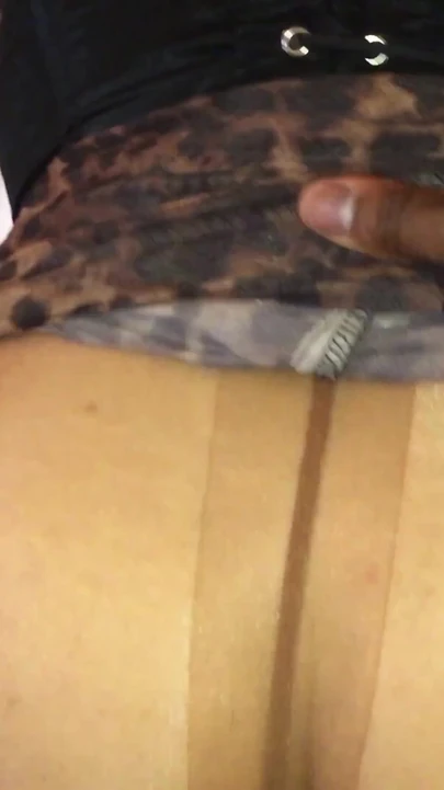 Emotional moment from "Fucking a CD while she wears shiny pantyhose"