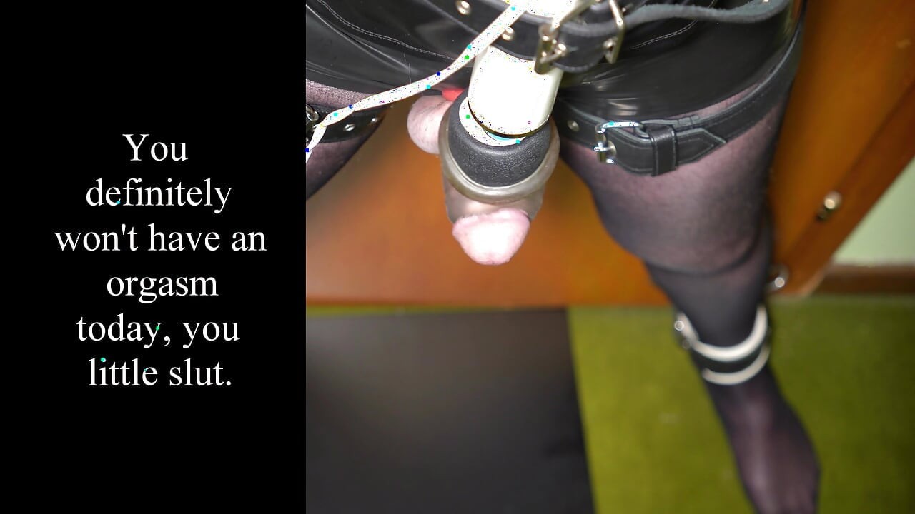 Tease and Denial with Magic Wand and Tied up