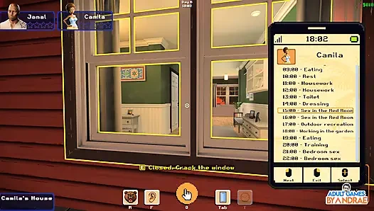 Ep4: Camila's Garden Workout - My Sexy Neighbour 2 (gameplay)