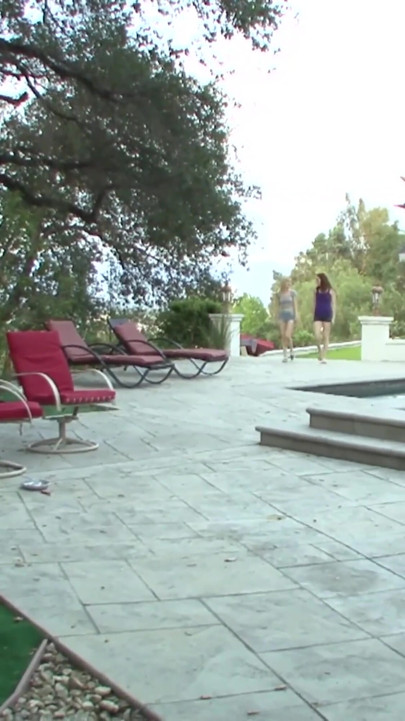Three hot teen girls go to the bedroom and it gets steamy!