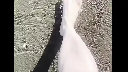 Strandfüße necken