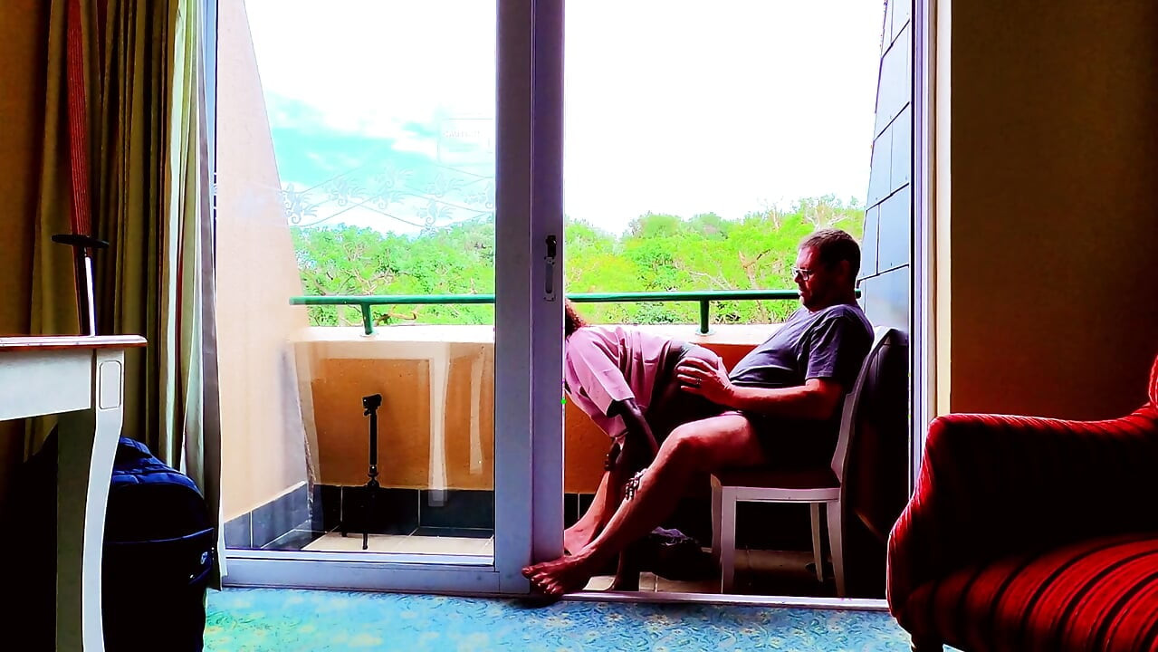 Dark clouds and storms brewing but it cant stop us from fucking in our hotelroom