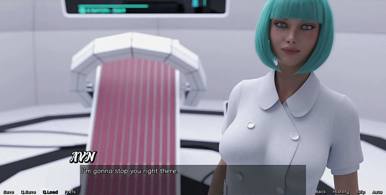 Stranded in Space - Blue Haired MILF Want Threesome with Me & Hot Busty Doctor