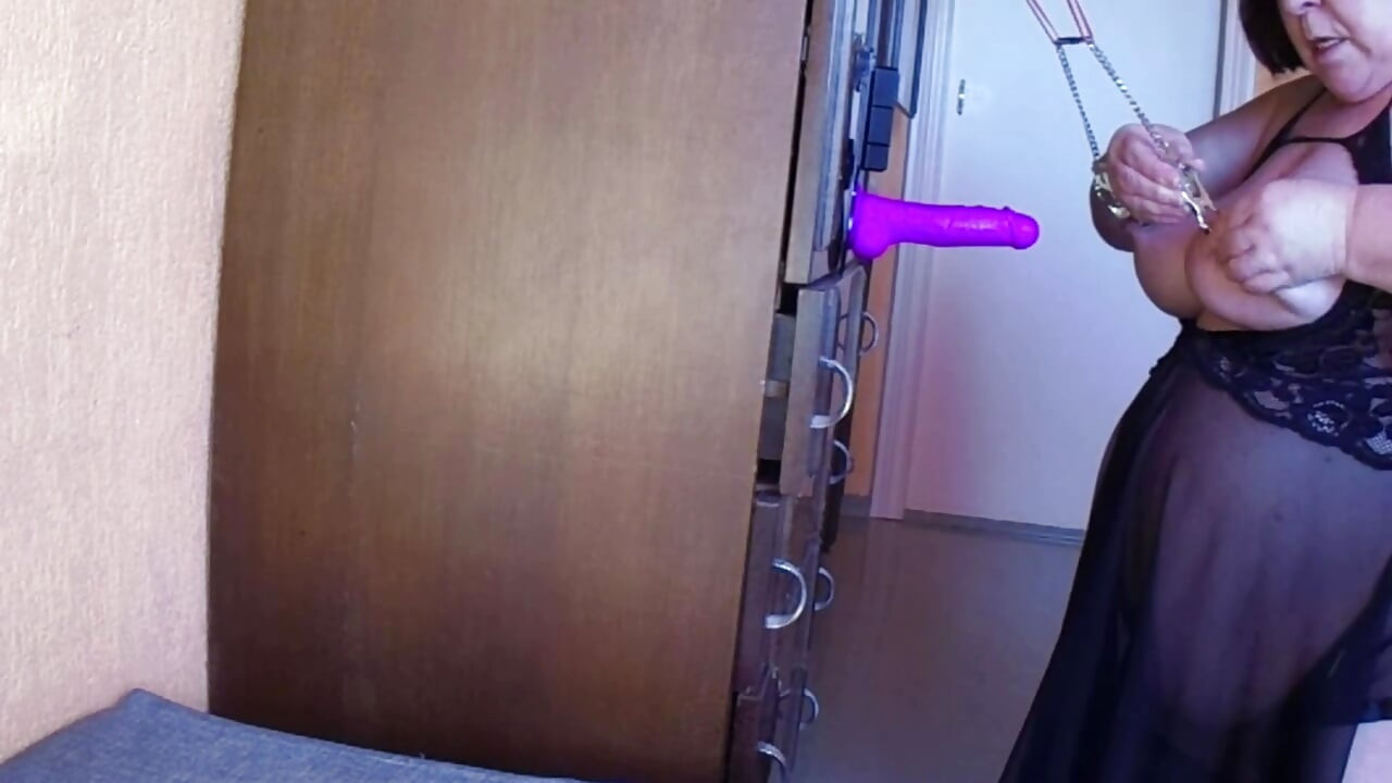 Fat slave vitgun is training for her Master's arrival, part 1.mp4