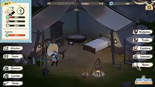 Flee, My Elven Ninja! 3D Gameplay Part 2 - Lizet’s Training and Exploration Begins