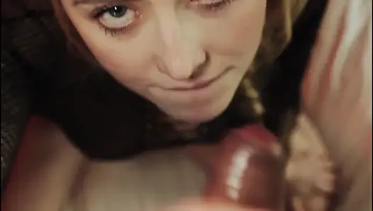 Cute British Blonde Lottie Lou POV Blowjob