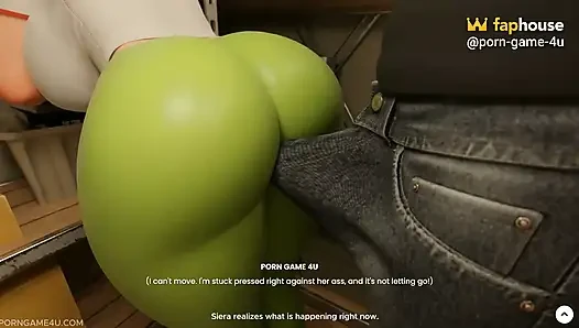 Begegnung im Lagerraum: Sieras enge leggings, oberschenkeljob - Mansion Days - teil 4 - Brim - von Porno-Game 4u