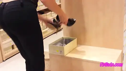 Shopping for New Black Pumps