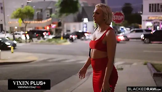 Blackedraw - si baddie hot rambut pirang bambi barton sama pacarnya demi raksasa pria kulit hitam