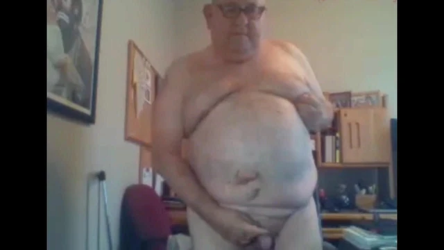 grandpa stroke on webcam