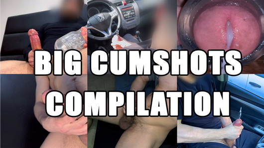 Cumshot compilatie #19-15 ladingen (openbaar, pov, buitenshuis & meer)