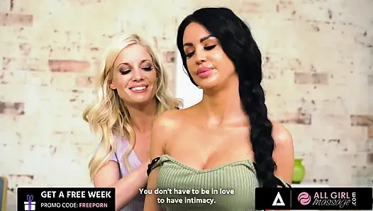 Pijat khusus wanita - si cantik rambut pirang charlotte stokely balas dendam sama jamie michelle yang hot