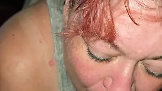Granny Swallowing All That Cum
