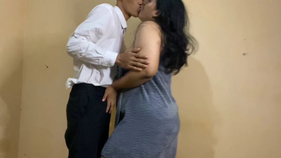 Viral older step sister invites her step sister to satisfy her step brother