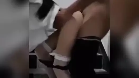 Sex in staircase