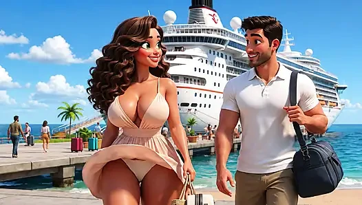 Alone on a Tropical Island with My Stepsister  - Ai generated Porn