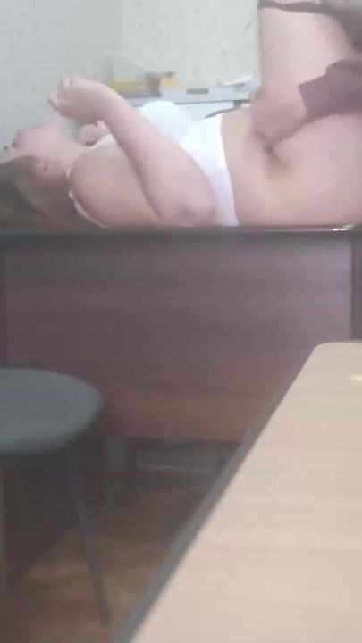 Emotional moment from "Quick sex at work with cum in pussy"