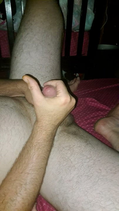 Playing with my big dick